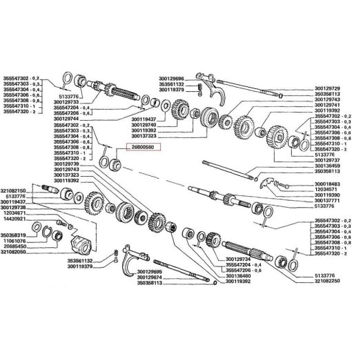 Cuscinetto Complessivo 26800560 Originale CNH