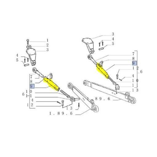 Tubo Stabilizzatore Destro 5109519 Fiat