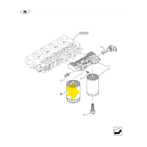 FILTRO CARBURANTE COMPATIBILE CON 47450037