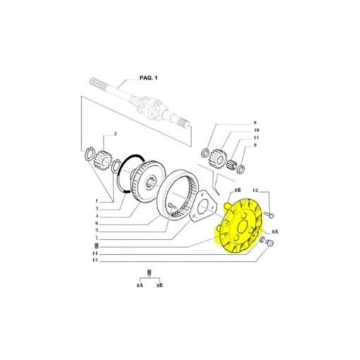 Supporto porta satellite per serie TM 5165456