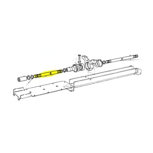 Albero trasmissione anteriore per New Holland 100/90 - 110/90 5109897
