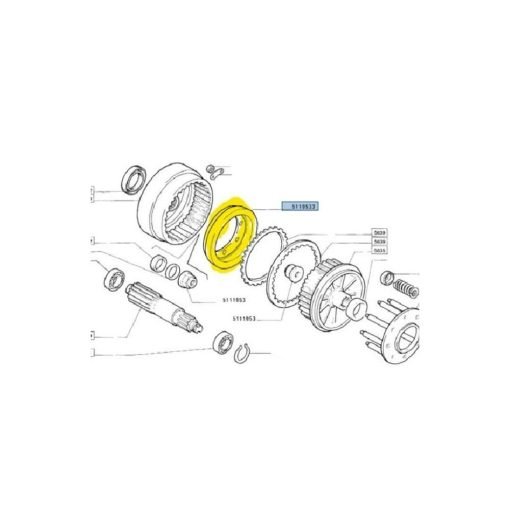 Spingidisco Frizione Sterzo 5119533