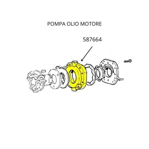 Pompa Olio Motore Frizione Centrale 587664