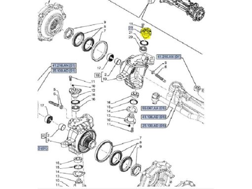 87382577 Perno Sferico CNH