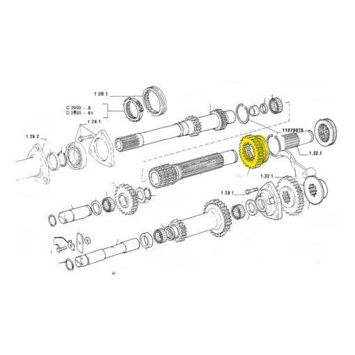 Ingranaggio Z.35 compatibile Fiat 5121042