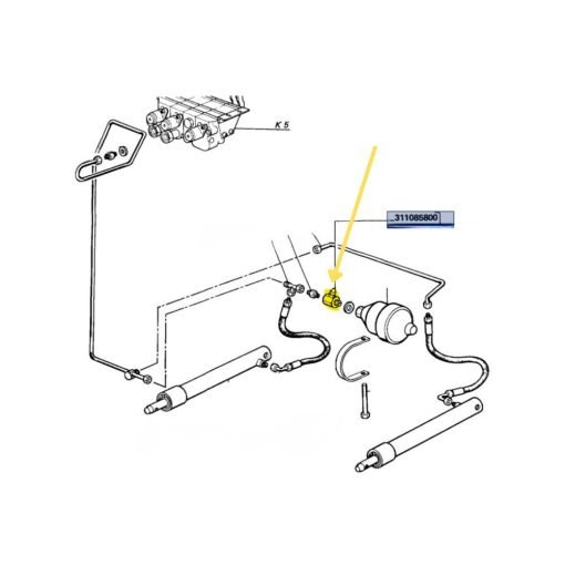 Valvola di sicurezza Laverda 311085800