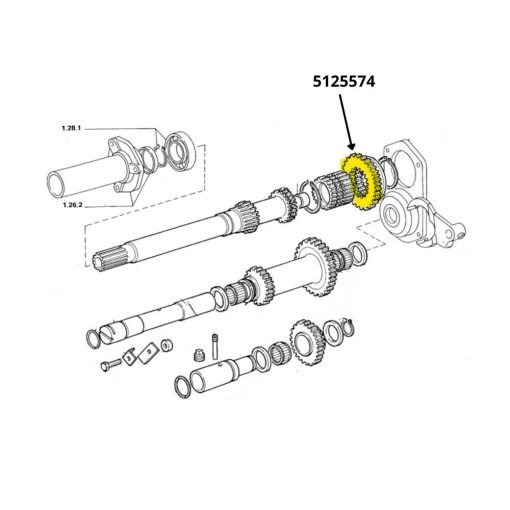 Ingranaggio compatibile Fiat 5125574