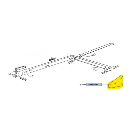 Piastra di copertura Laverda 320493050