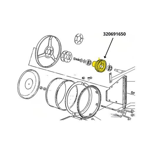 Puleggia Laverda 320691650