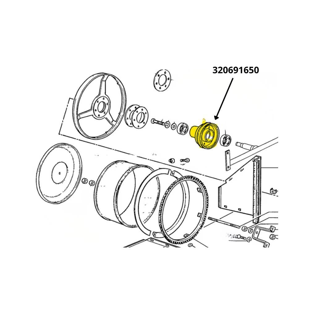 Puleggia Laverda 320691650