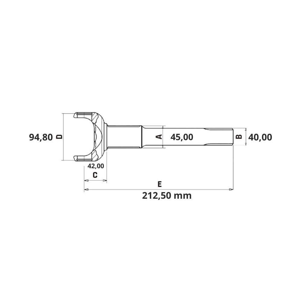 Albero forcella assale anteriore 9962255