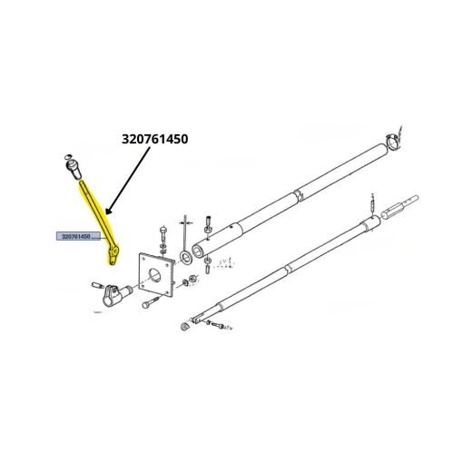 Leva di comando Laverda 320761450
