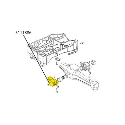 Supporto Ponte anteriore 5111886