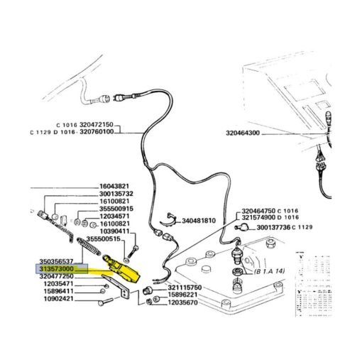 Interruttore Trinciapaglia Laverda 313573000