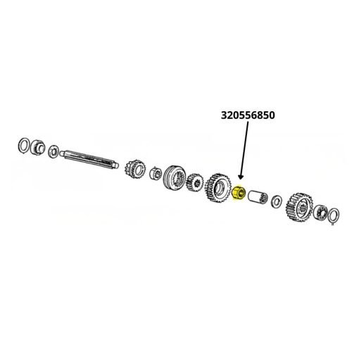 Boccola scanalata Laverda 3550AL 320556850