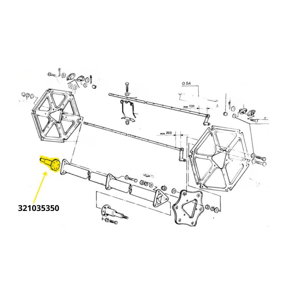 Albero destro Laverda 321035350