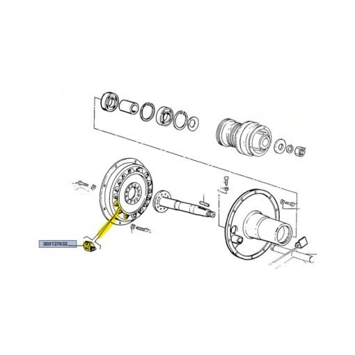 Blocco isolante per Laverda Fendt Challenger 300137932