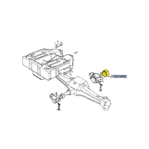 Boccola posteriore compatibile Fiat 5129385