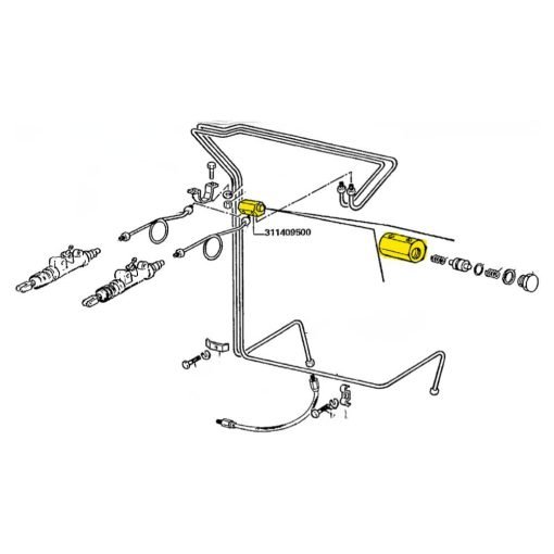 Cilindro compensatore Laverda 311409500