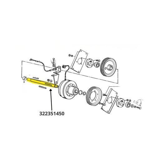 Albero di rinvio Laverda 322351450