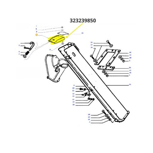 Coperchio di protezione Laverda 323239850