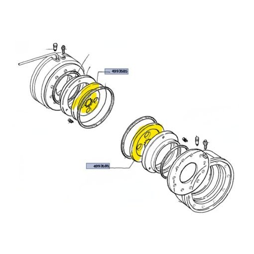 Disco freno sinterizzato per Fiat 100-90, 90-90 4993585