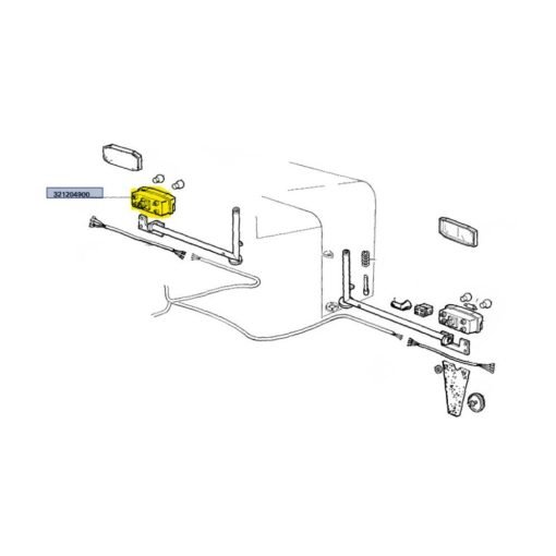 Fanale posteriore destro Laverda 321204900