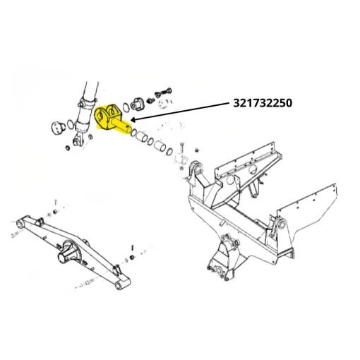 Forcella originale Laverda 321732250