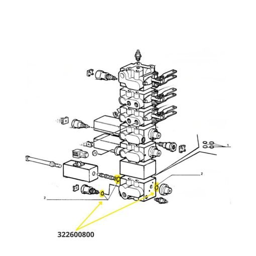 Serie guarnizioni Laverda 3560al 322600800