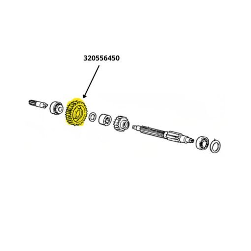 Ingranaggio Laverda 3550al-3560al -1740al 320556450