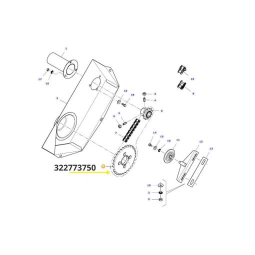 Ingranaggio Laverda 322773750