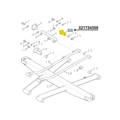 Perno a occhiello Laverda 321734350