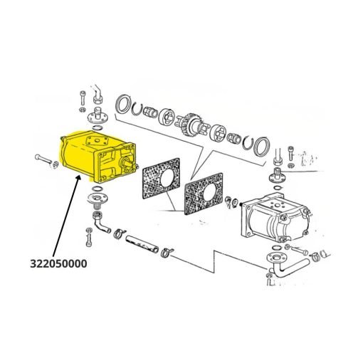 Pompa idraulica Laverda 322050000
