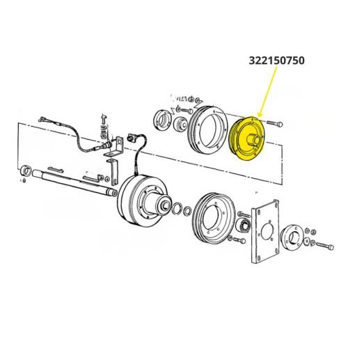 Puleggia trinciatore Laverda 322150750