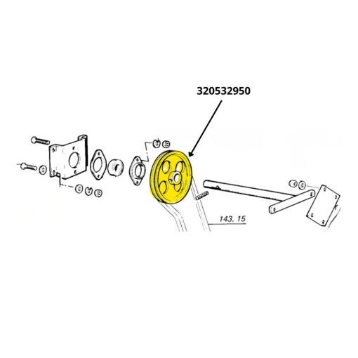 Puleggia Laverda 320532950