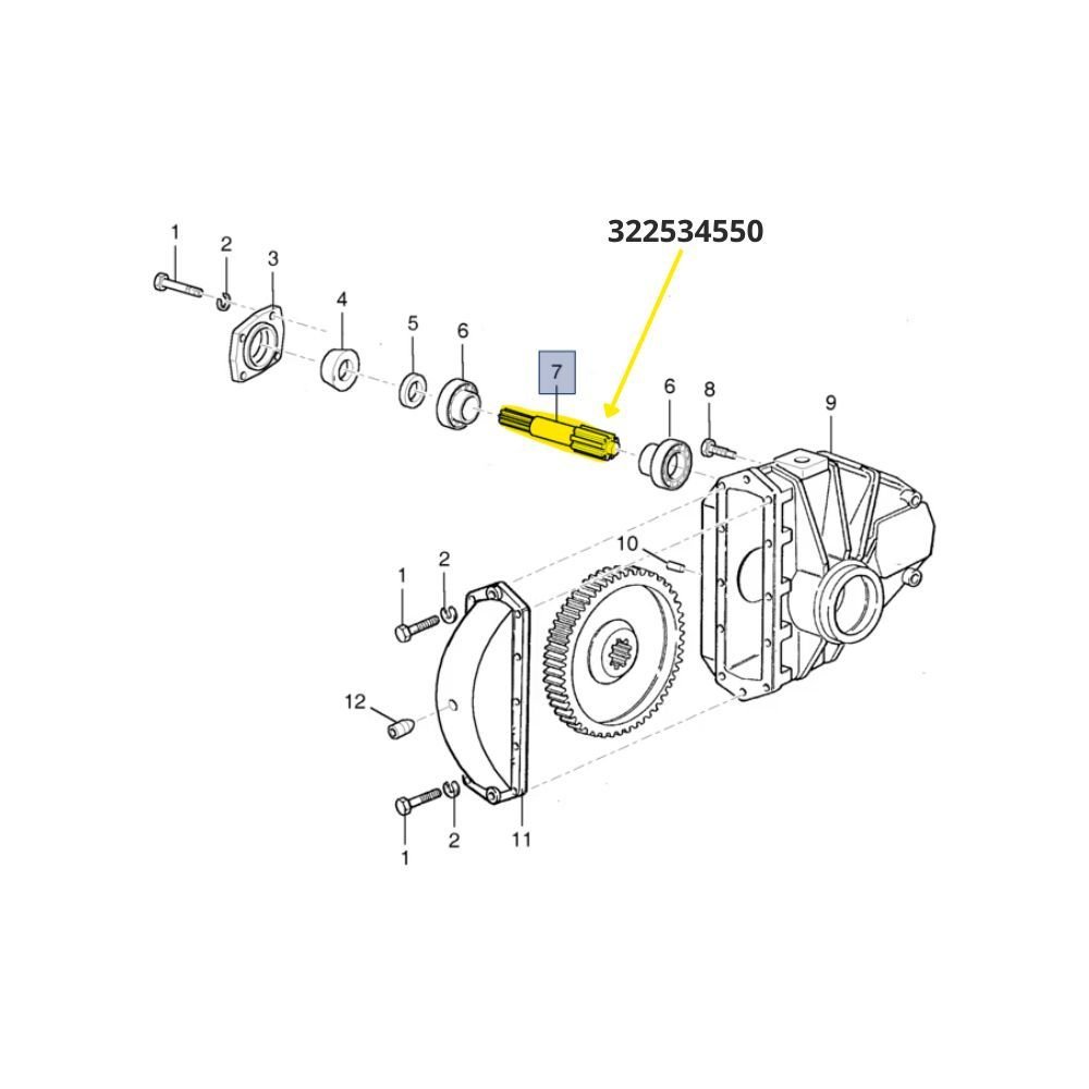 Semiasse Laverda 322534550