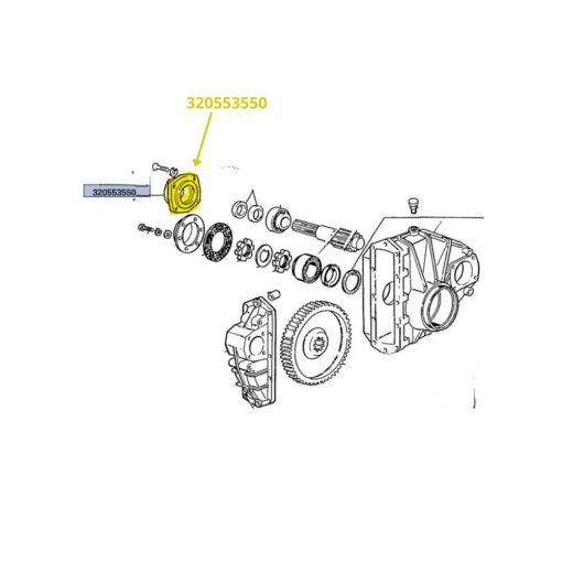 Supporto Laverda 3550al 3560al 320553550