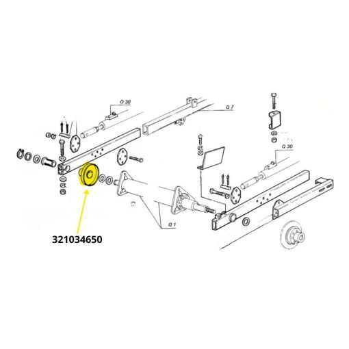 Supporto albero Laverda 321034650