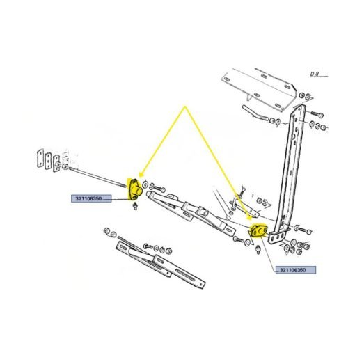 Supporto Laverda 321106350