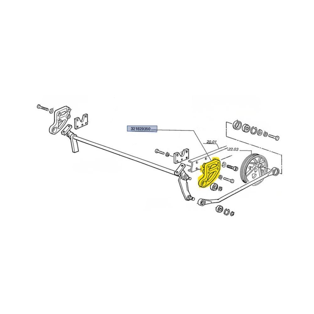 Supporto albero Laverda 321829350