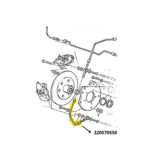 Tubo freno Laverda 320570550