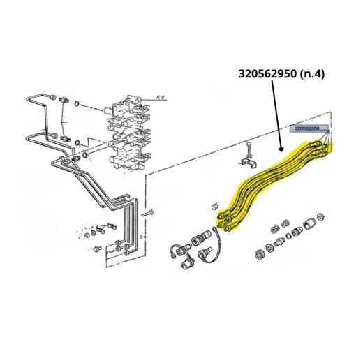 Tubo flessibile Laverda 320562950
