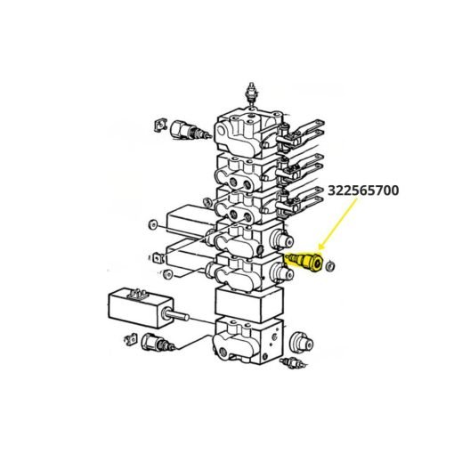 Valvola idraulica Laverda 322565700