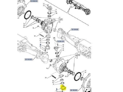 Perno sferico 87333763 CNH