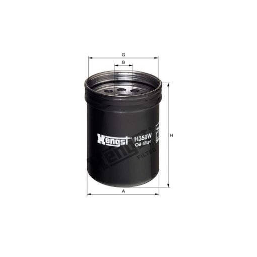 Filtro olio motore John Deere RE504836 - RE541420