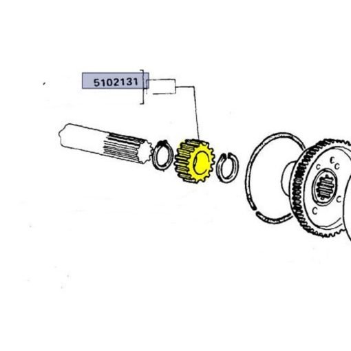 Ingranaggio Planetario per Trattore Fiat New Holland 5102131