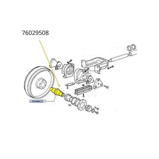 Asse Ruota Tendicingolo 76029508