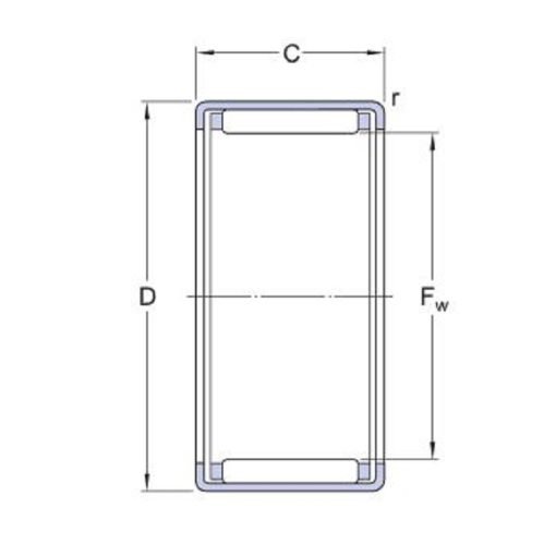 Cuscinetto ad Aghi SKF HK 1015