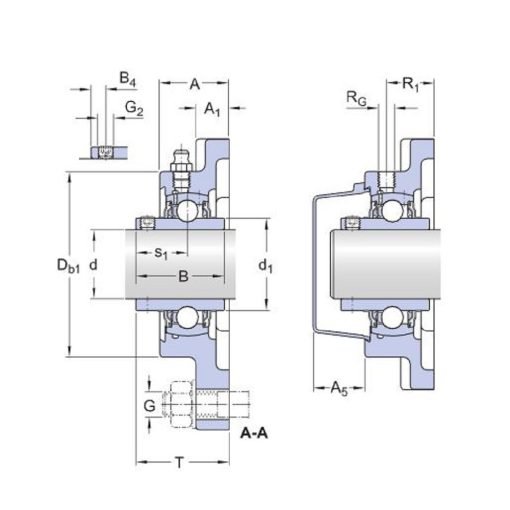 Cuscinetto Flangiato UCF 206