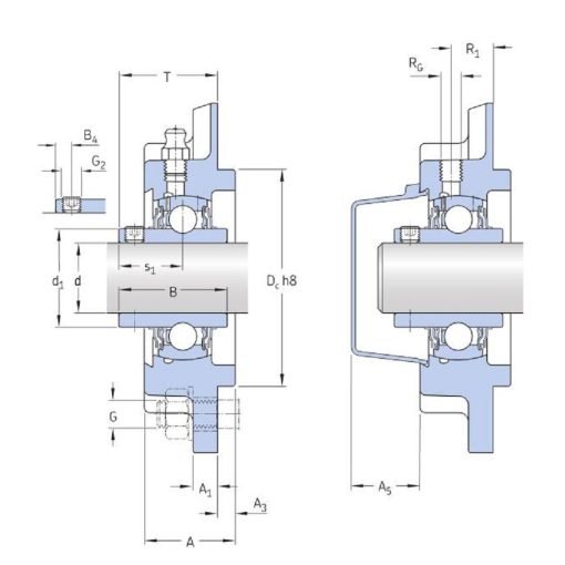 Cuscineto SKF con Flangia Rotonda UCFC 207/H